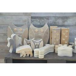 Hout kerst decoratie