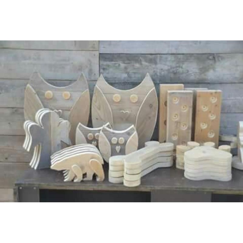 Hout kerst decoratie