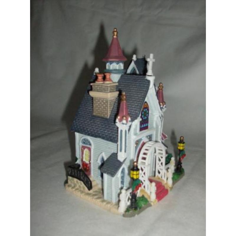 Lemax Kersthuis Creek Side Chapel D48