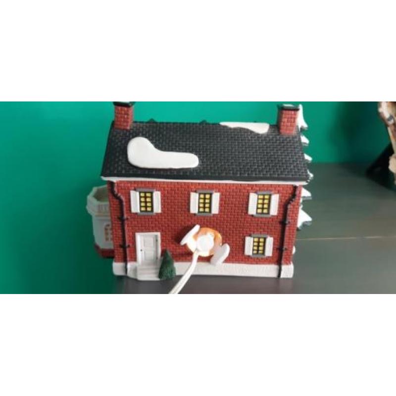 Lemax kerst huis met stekker en reserve lampje