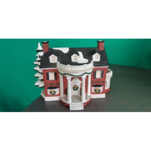 Lemax kerst huis met stekker en reserve lampje