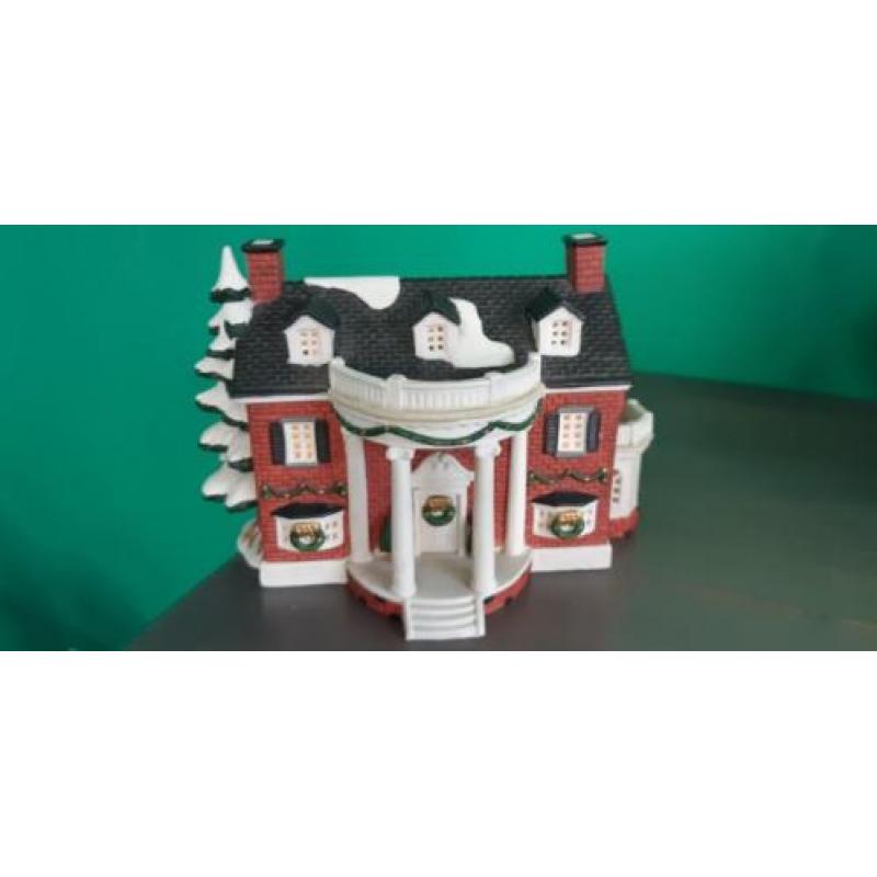 Lemax kerst huis met stekker en reserve lampje