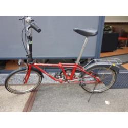 Union vouwfiets rood met versnelling en handrem prima staat