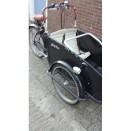 Originele elektrische Johnnyloco bakfiets+huif