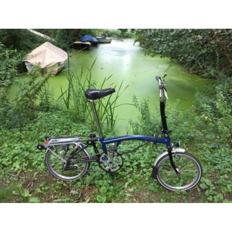 Brompton vouwfiets met telescopisch zadel pen