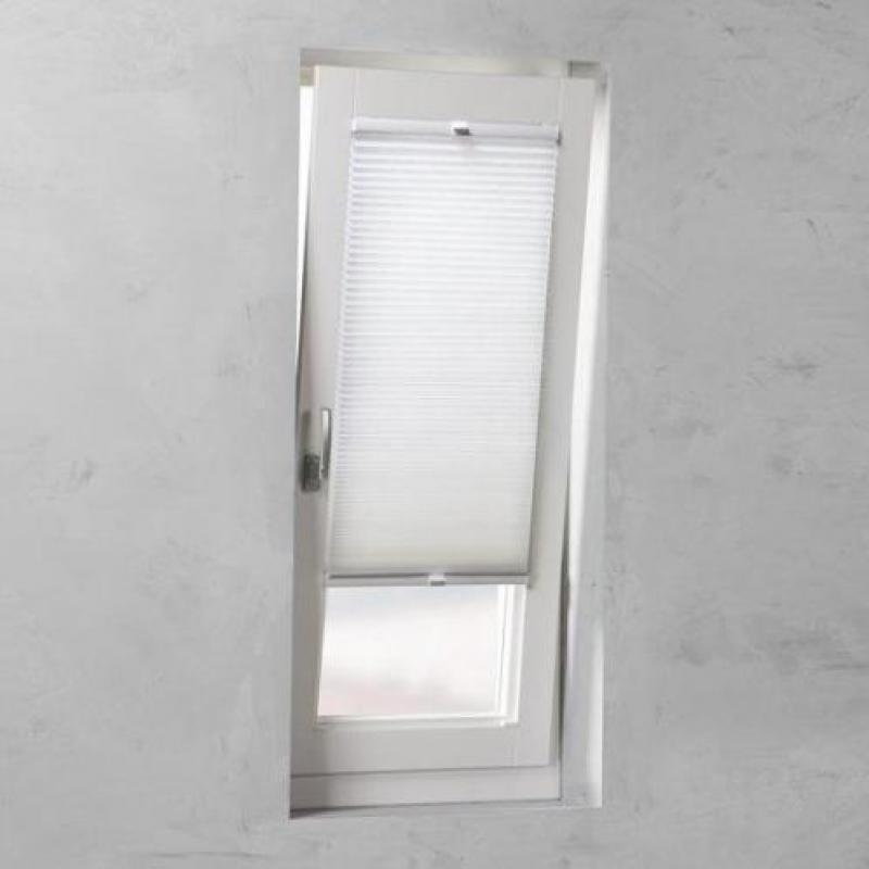 Pure Living - Plissé met zijgeleiding - 60x130 cm - honin...