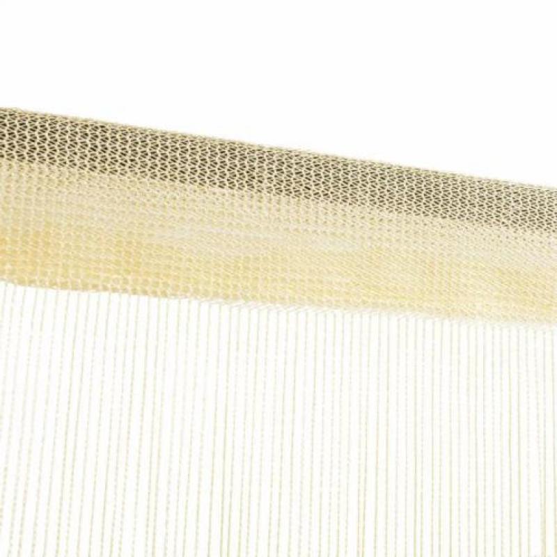 vidaXL Draadgordijnen 140x250 cm crème 2 st
