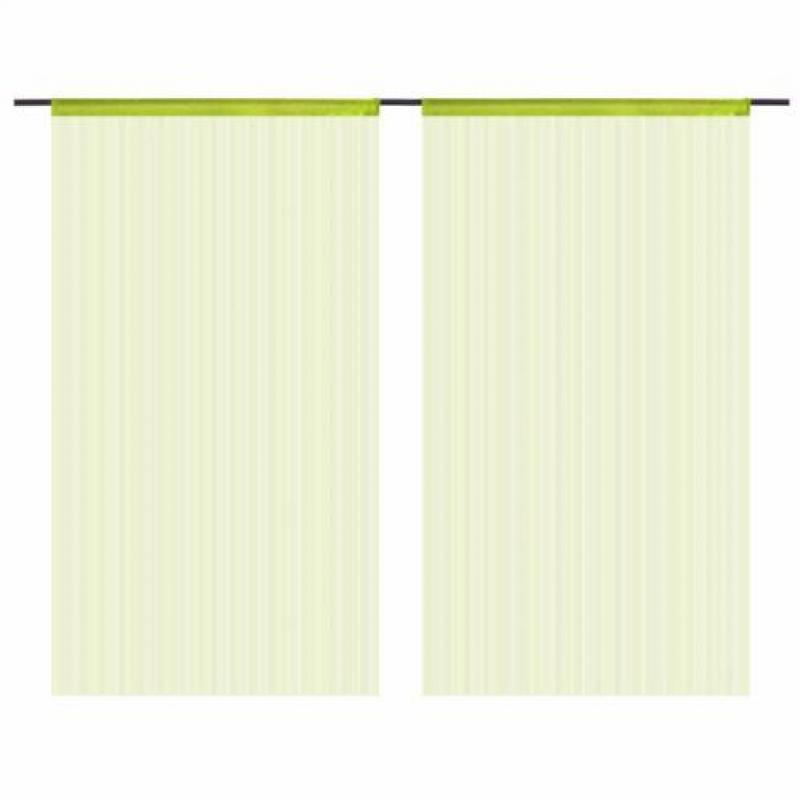 vidaXL Draadgordijnen 140x250 cm groen 2 st