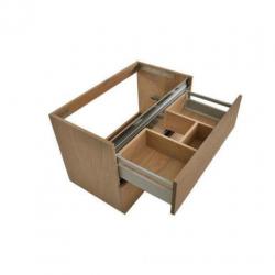 Praya Wiesbaden Vision wastafelonderkast 100x46x53cm eiken