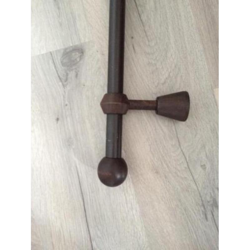 Houten gordijnroede