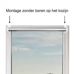 Verduisterend Rolgordijn - 85 x 150 cm - Wit