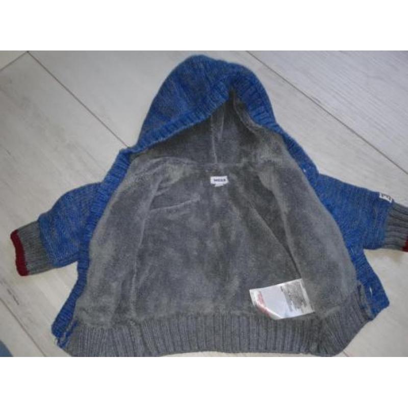 Mexx winterjas / gevoerd vest baby 50/ 56