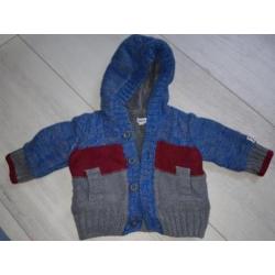 Mexx winterjas / gevoerd vest baby 50/ 56