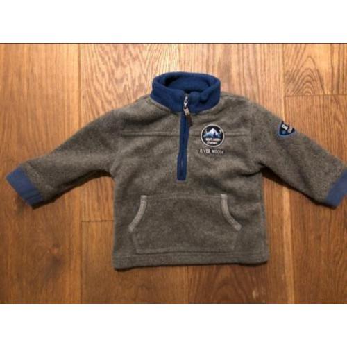 Riverwoods fleece vest ZGAN vestje warm maat 9 maanden