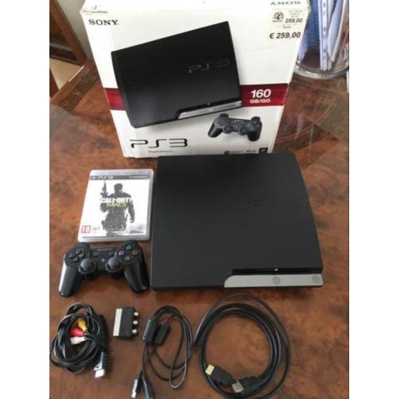 PlayStation 3 slim 160 GB + WW3