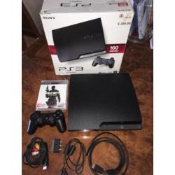 PlayStation 3 slim 160 GB + WW3
