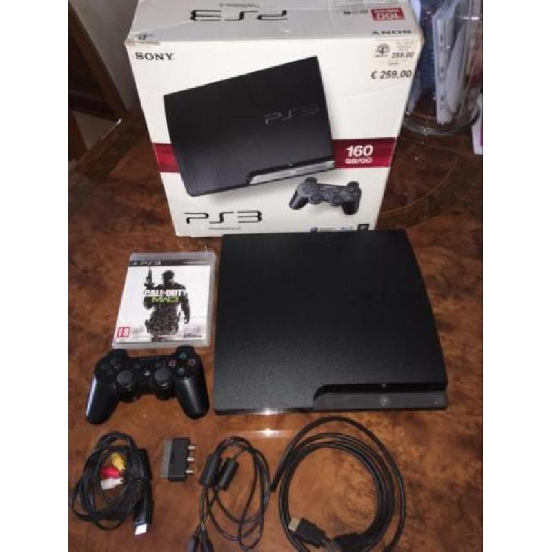 PlayStation 3 slim 160 GB + WW3