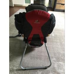 Draagrugzak grijs/rood