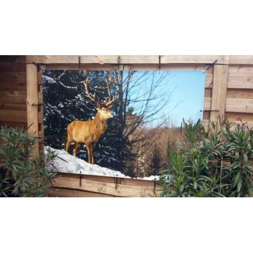 Buitenposter 90x370 cm